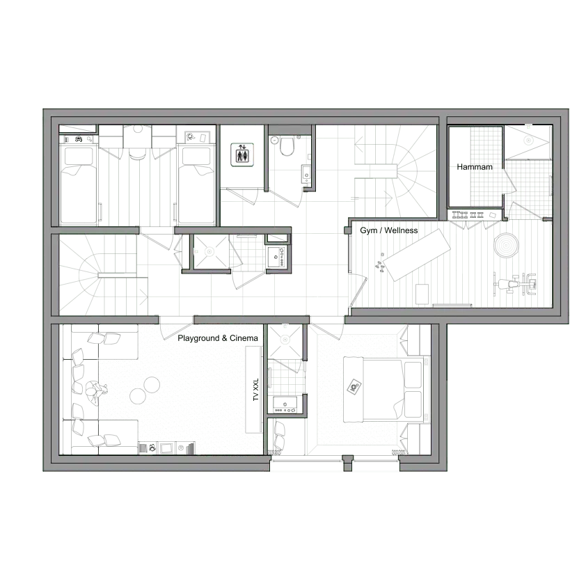 Grand plan Ground floor